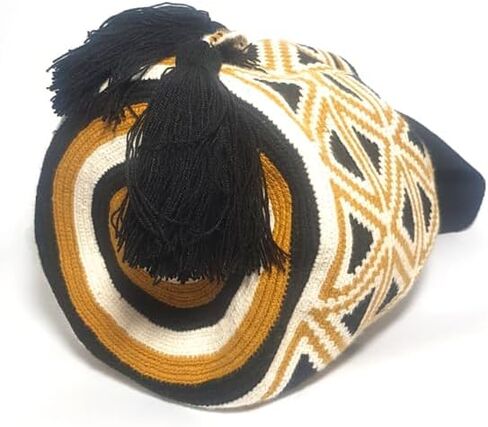 Wayuu Mochila Multicolor Handbag, Ethnic Colombian Handbag, Crochet Bag, Unique Design in Saudi Arabia