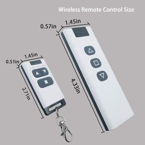 مرحل DC5V-12V 20A، مفتاح التحكم عن بعد اللاسلكي DC، مفتاح التحكم عن بعد للأمام والخلف 12 فولت للستائر وقضبان الأبواب والسيارات والقوارب والمحركات. (DC 2Way XLJ) in Kuwait