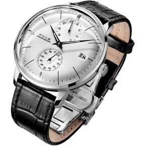 FEICE Automatic Waches for Men Bauhaus Analog Mechanical Men’s Watch Casual Waterproof Anti Shock Dress Watch Stainless Unique Gifts FM212 Sliver Watch.