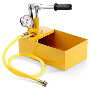 VEVOR Test Pump, Pressure Test Pump, Filling Pump, Pressure Test Pump, Hydrostatic Test Pump, Hydraulic Pressure Test Pump, 25 Bar / 2.5 MPa Water Pressure Tester, 12 L Tank Volume