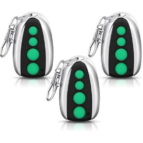 Kingdder 4 Pcs Garage Door Remote Compatible with M12 Garage Opener Transmitter for Automatic Swing Sliding Opener Security Door