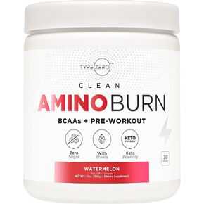 Type Zero Amino Burn Vegan BCAAs + Pre-Workout (Pina Colada Flavored)