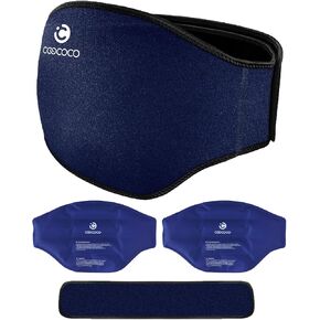 CooCoCo 21'' XXXL Ice Pack for Knee Pain Relief, Reusable Gel Ice Wrap for Injuries, Swelling, Knee Replacement Surgery, Flexible Cold Compress Therapy for Meniscus Tear, ACL, MCL, and Arthritis