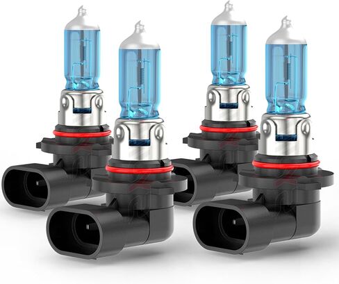 Compatible for Honda CRV CR-V Headlight Bulbs 2007 2018 2019 2010 2011 2012 2013 2014, 9003 H4 High Low Beam H11 Fog Light Halogen Combo, Plug n Play, 6000K White, 4-Pack in Kuwait