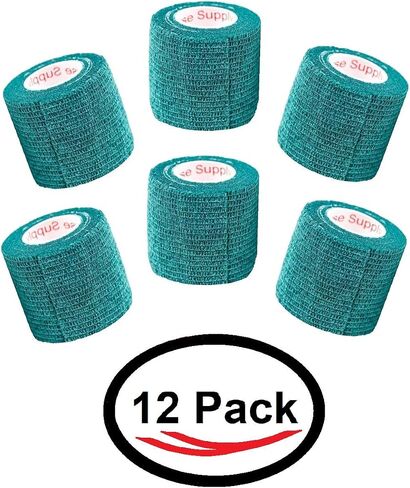 Prairie Horse Supply Vet Wrap Tape Bulk (Assorted Camo Colors) (6 Pack) (2 Inches Wide) Vet Wrap Medical First Aid Tape Self Adhesive Adherent for Ankle Wrist Sprains and Swelling in Kuwait