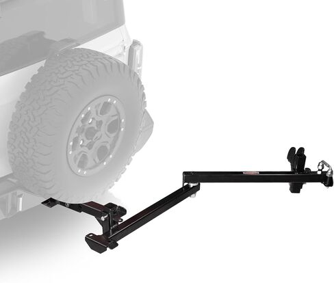 Rockland Swing Away Hitch for Bike Rack and Cargo Carrier Basket, Silver in Saudi Arabia