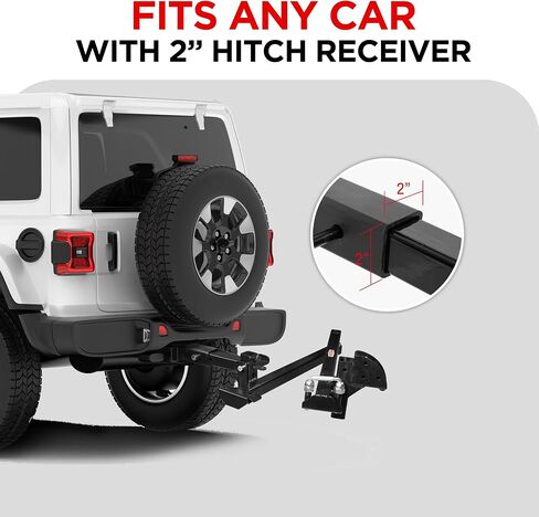Rockland Swing Away Hitch for Bike Rack and Cargo Carrier Basket, Silver in Saudi Arabia