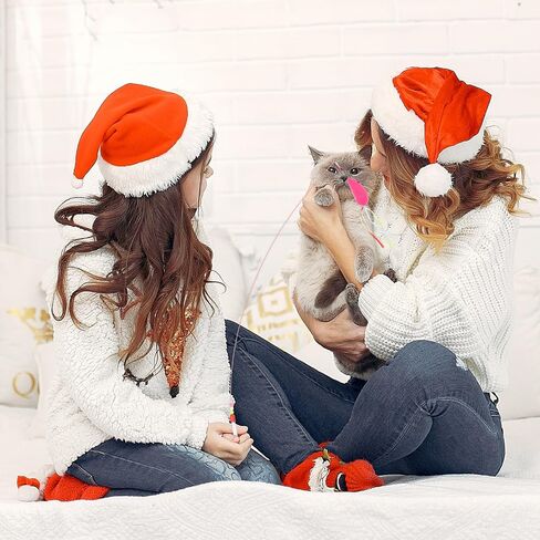 2Pcs Cat Collar Toy, Adjustable Cat Feather Neck Collar Toy Cat Teasing Wand with Silicone Collar, Funny Cat Stick, Interactive Self Playing Toys Bell for Indoor Cat Playing Small Animals(Blue, Pink) in Saudi Arabia