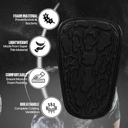 One Size Soccer Shin Guards Kids Adults - Youth Soccer Shin Guards for Boys & Girls in Saudi Arabia