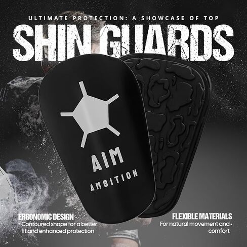 One Size Soccer Shin Guards Kids Adults - Youth Soccer Shin Guards for Boys & Girls in Saudi Arabia