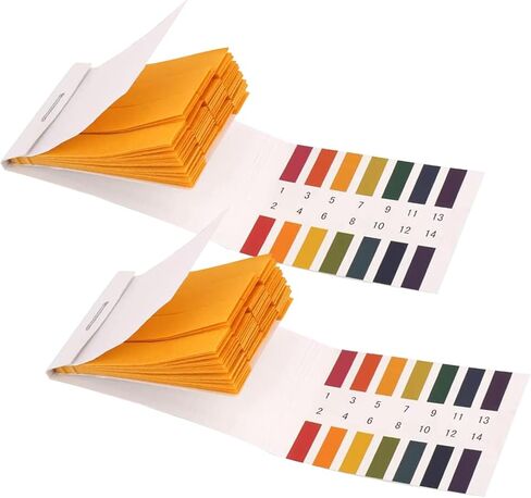 7 Pack pH Test Strips, 560 Strips pH.1-14 Universal pH Test Paper Litmus Test Paper pH Soap Making Testing Strip for Water Wine Saliva Urine Soil Testing Pet Food (Storage Case) in Saudi Arabia
