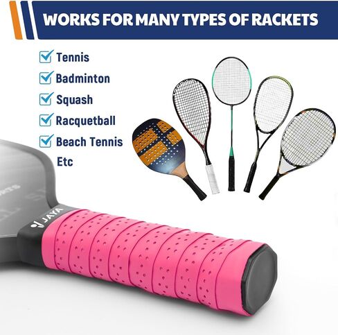 JAYA Pickleball Paddle Grip Tape, 2Pack Pickleball Overgrip Wrap, Brown in Saudi Arabia