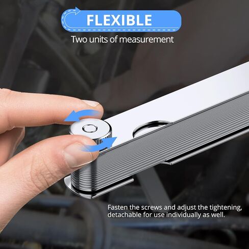 CAMWAY Stainless Steel Feeler Gauge Kit, 32pcs Straight Blades and 16pcs Bent 45º Blades,Gap Thickness Gauges Measuring Tools for Valves,3D Printer,Guitar,Spark Plug,Piston Measure in Saudi Arabia