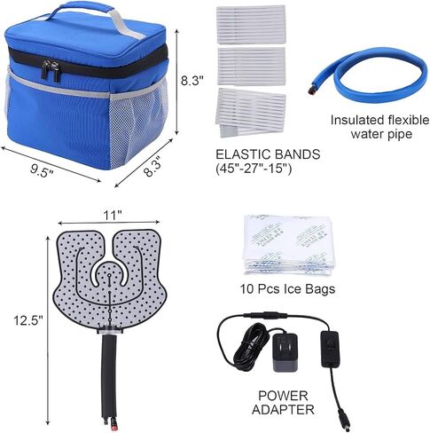 Cold Therapy System Lightweight Therapy Ice Machine Cryotherapy Freeze Kit Tools with Large Universal Pad for Knee Pain Relief Shoulder Ankle Back Hip Leg Arthritis Swelling Injury Recovery (DDS-Y) in Kuwait