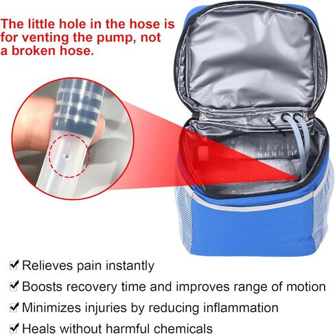 Cold Therapy System Lightweight Therapy Ice Machine Cryotherapy Freeze Kit Tools with Large Universal Pad for Knee Pain Relief Shoulder Ankle Back Hip Leg Arthritis Swelling Injury Recovery (DDS-Y) in Kuwait