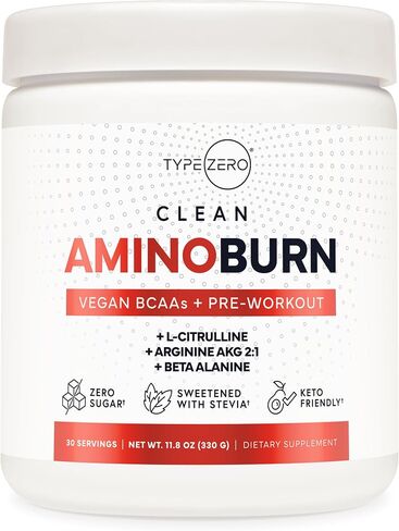 Type Zero Amino Burn Vegan BCAAs + Pre-Workout (Pina Colada Flavored) in Saudi Arabia