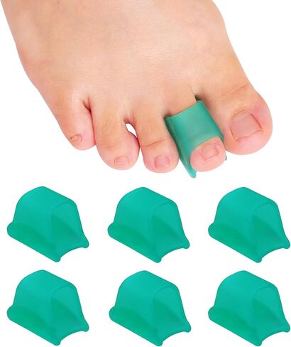 Hammer Toe Straightener Corrector - Toe Spacers Toe Separators for Bunion, Curled Toes, Hammertoes - 6 Pack (3 Sizes in One Set) in Saudi Arabia