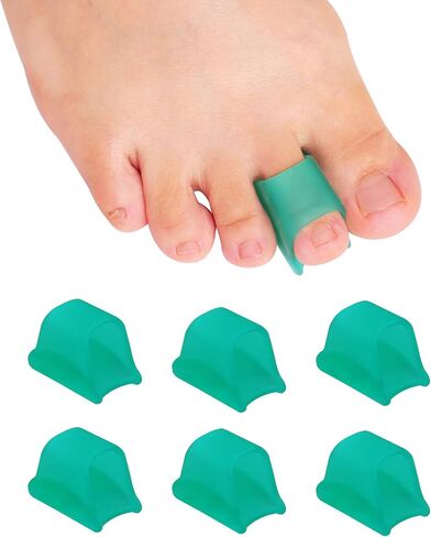 Hammer Toe Straightener Corrector - Toe Spacers Toe Separators for Bunion, Curled Toes, Hammertoes - 6 Pack (3 Sizes in One Set) in Saudi Arabia