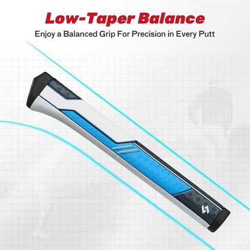 SAPLIZE Midsize Golf Putter Grip, Lightweight Golf Grips, Innovative Pistol Shape with Anti-Slip Pattern, Pink in Saudi Arabia