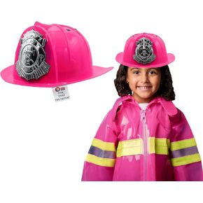 Nicky Bigs Novelties Deluxe Child Firefighter Helmet Costume Accessory Fireman Hat Costume