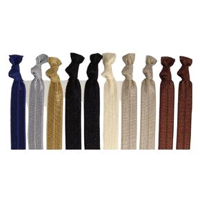 Kenz Laurenz Hair Ties No Crease Ribbon Elastics Ouchless Ponytail Holders Hair Bands 20 Blonde Ombre