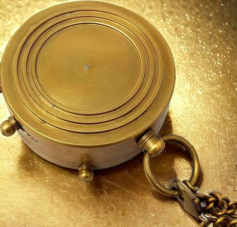 Brass Compass Antique Nautical Handmade to Me Daughter Collectible Gift for Hiking in Saudi Arabia