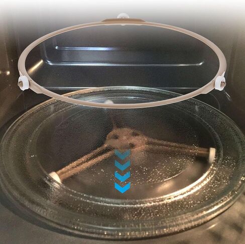Microwave Turntable Ring 7 Inch Microwave Roller Ring with 14 mm Rollers Microwave Oven Tray Support Rotating Replacement Parts for Microwave Oven in Saudi Arabia