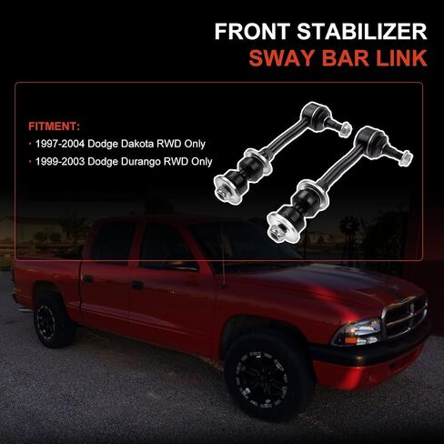 K750616, K750617 Sway Bar Links - 2 Pcs Front Stabilizer Sway Bar Link Suspension Kit Compatible With 2011-2018 Ford Explorer 2013-2018 Ford Police Interceptor Utility in Saudi Arabia