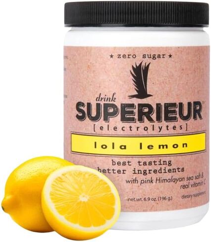 Superieur Electrolyte Powder Packets - Vegan Electrolyte Hydration Powder w/Sea Minerals - Keto Friendly, Non-GMO, Zero Sugar Electrolyte Supplement - Healthy Sports Drink - Citrus (14 Packets) in Saudi Arabia