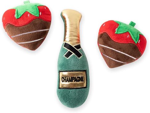 Fringe Studio Plush Dog Toy, 3 Pieces Set, Sealed with A Kiss, Pet Shop Collection (289534) in Saudi Arabia