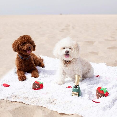 Fringe Studio Plush Dog Toy, 3 Pieces Set, Sealed with A Kiss, Pet Shop Collection (289534) in Saudi Arabia
