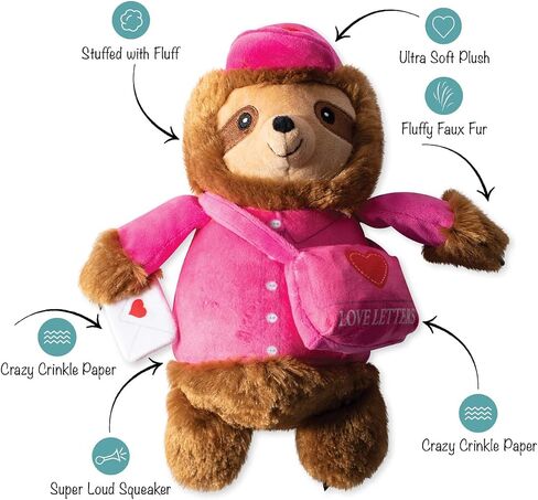 Fringe Studio Plush Dog Toy, 3 Pieces Set, Sealed with A Kiss, Pet Shop Collection (289534) in Saudi Arabia