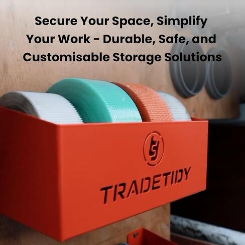 Tool Storage Tray for Toolbox, Tool Bag, Plumbing Tools– Tough, Durable Finish, Rugged All-Steel Construction – Ideal for Van Storage, Garage Storage, and Workshops, 13.23" wide - Red in Saudi Arabia
