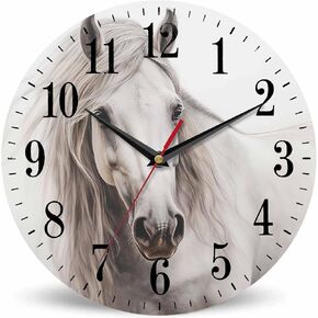 Lavender Flowers Wall Clock Sunlight Pastel Violet Lavande Field 10 Inch Silent Non Ticking Battery Operated Clock Vintage Round Clock for Living Room Bedroom Bathroom Office Decor in Saudi Arabia