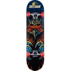 Tony Hawk 31 inch Skateboard, Tony Hawk Signature Series 4, 9-ply Maple Deck Skateboard for Cruising, Carving, Tricks and Downhill, Crossbones