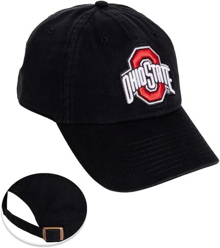 Desert Cactus The Ohio State University Baseball Hat OSU Buckeyes Brimmed Embroirderd Hats Cap Adjustable Cloth Strap Adult (Style M1) White in Saudi Arabia