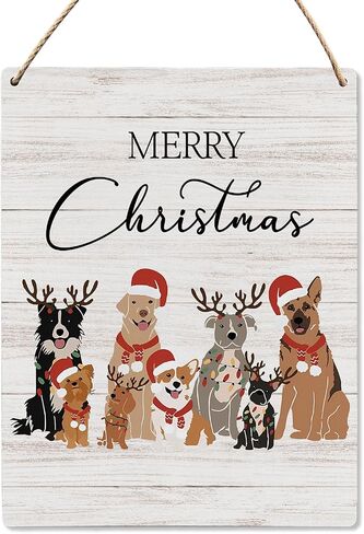UYIKG Pink Christmas Santa Claus Wall Decorations Sign for Home Porch Door Bedroom 8x10 Inch in Saudi Arabia