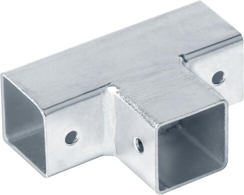 6PCS 1" X 1" X 1" X 1" Square Tube Cross Connector, 4 Way Connector Metal Pipe Clamps, 1.2mm Thickness in Saudi Arabia