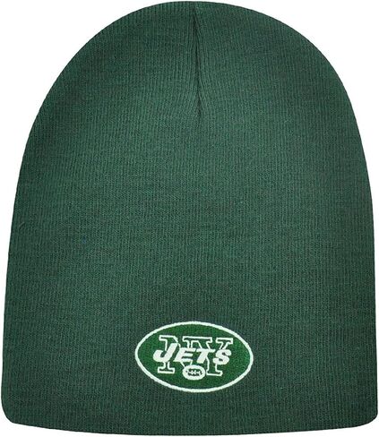 Atlanta Falcons Child/Kid's Black Ribbed Cuffless Beanie Hat - NFL Youth Knit Skull Cap in Saudi Arabia