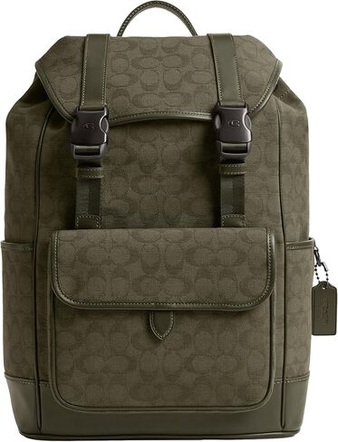 Coach League Flap Backpack, Charcoal Signature in Saudi Arabia