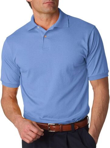 قميص بولو سبوت شيلد بأكمام قصيرة للرجال من Jerzees in Kuwait