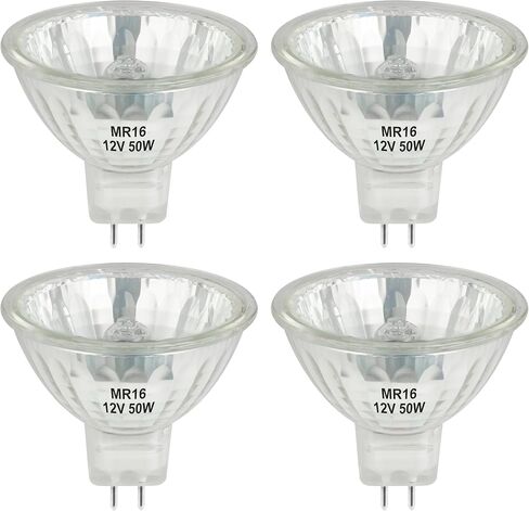 MR16 Halogen Bulb 12V 20W GU5.3 Bi-Pin Base, 2800K Warm White, Dimmable, High Output for Track Light, Landscape (Pack of 6) in Saudi Arabia
