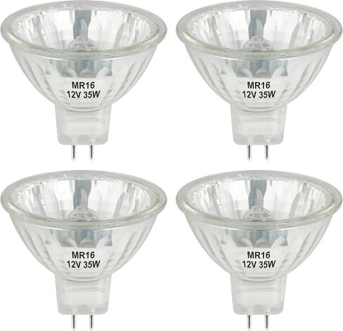 MR16 Halogen Bulb 12V 20W GU5.3 Bi-Pin Base, 2800K Warm White, Dimmable, High Output for Track Light, Landscape (Pack of 6) in Saudi Arabia