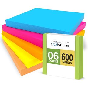 Sticky Notes 3x3 in (12 Pads) Bright Colored Super Self Sticky Pads - 100 Sheets/Pad - Easy to Post for School, Office Supplies, Desk Accessories