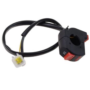 WOOSTAR 7/8" 22mm Handlebar 3 Function Right Start Switch Replacement for 50cc 70cc 90cc 110cc 125cc ATV Quad Pit Bike Buggy Go Kart
