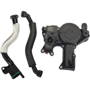 Dasbecan PCV Valve Engine Crankcase Vent Oil Separator Breather Hose Kit Compatible with Audi A3 A4 A5 Q5 TT VW Beetle CC Jetta Passat Tiguan Seat Skoda Replaces# 06H103495 06H103495B