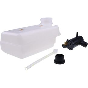 Windshield Washer Tank 7133211 with Windshield Washer Pump 6664554 85310-22080 Assembly Compatible with Bobcat 319 323 425 434 Skid Steer Models