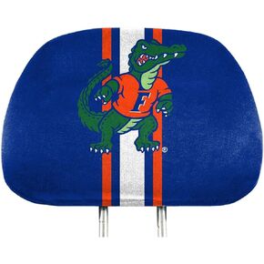 FANMATS 62043 Florida Gators Printed Head Rest Cover Set - 2 Pieces, 10" x 14"