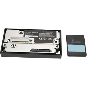 محولات شبكة Diyeeni SATA، محولات بطاقة شبكة واجهة SATA، محولات القرص الصلب لجهاز PS2، McBoot مجاني، مع بطاقة ذاكرة FMCBV1.966 سعة 64 ميجابايت، تدعم ما يصل إلى 2 تيرابايت SATA HDD in Kuwait