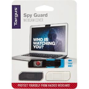 Targus Spy Guard Sliding Webcam Cover 10 Pack, Black (AWH015GLX)